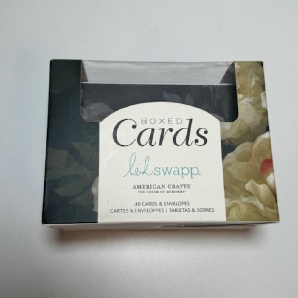 American Crafts 4.25 x 5.5 Inch 40 Piece Magnolia Jane Boxed Cards, Everyday